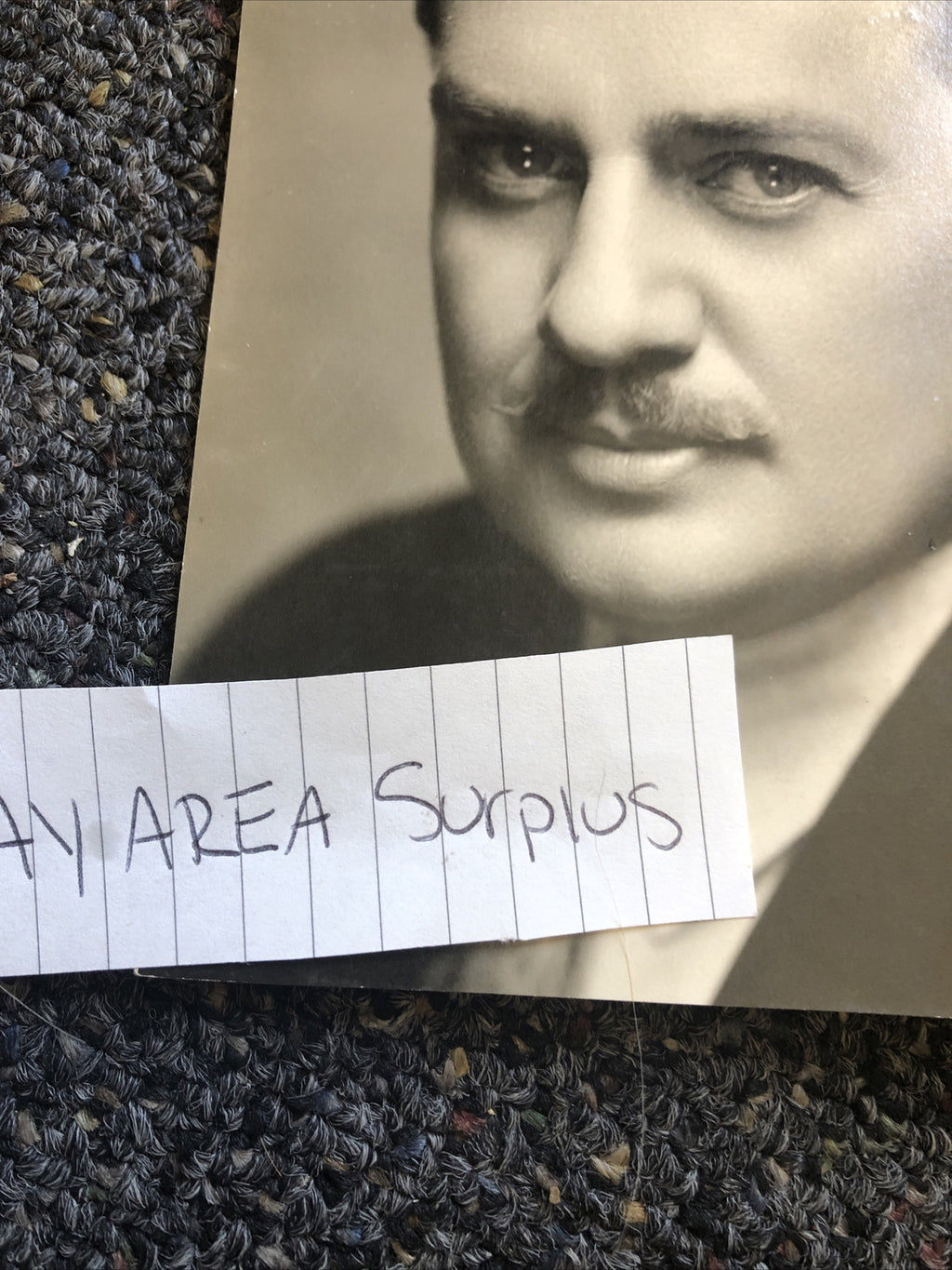 RARE Original Photo Of Jean Hersholt Black/White 7”x5”2