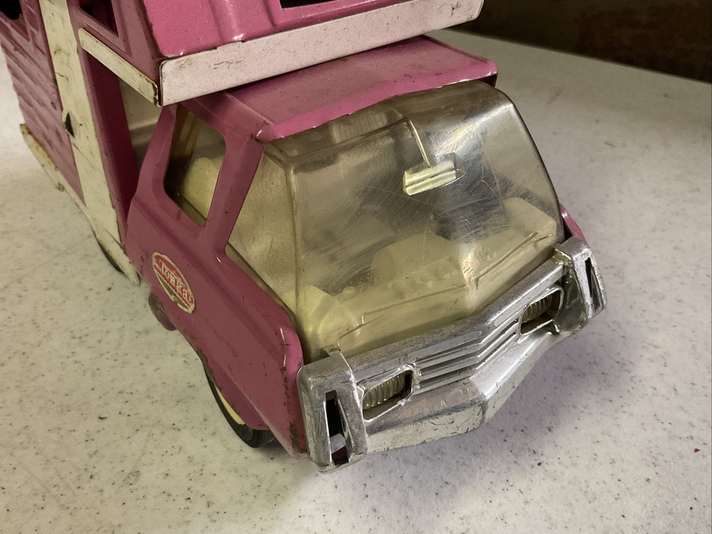 Vintage Tonka RV With Travel Trailer Camper Motor HomePressed Steel Truck6