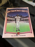 1981 SAN FRANCISCO GIANTS Official Yearbook FRANK ROBINSON Joe MORGAN Jack CLARK0