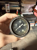 Vintage WWII Jeep Willys MB Ford GPW Oil Pressure Gauge 0-80 PSI Mechanical0