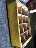 Vintage Yellow Wooden Crate Coke Coca-Cola Family Size Carry’s 120