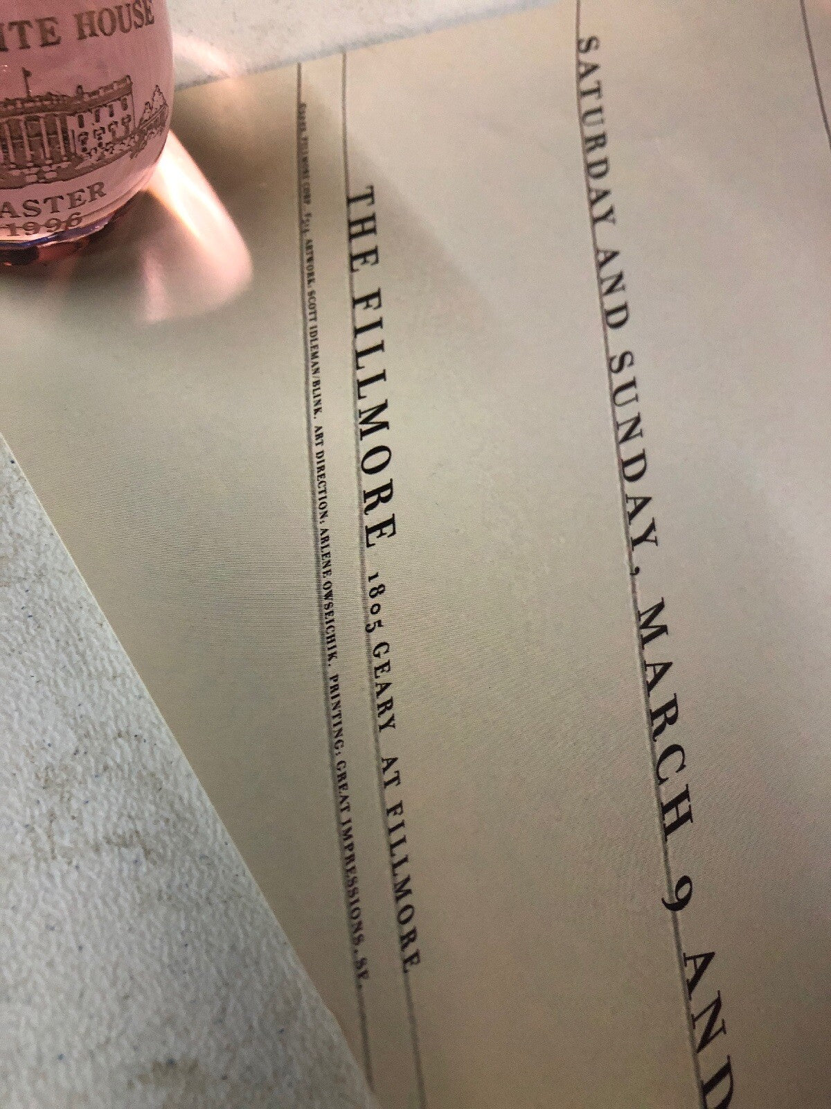 2002 Bill Graham Presents In SF Rufus Wainwright The Fillmore 1805 Geary Poster1