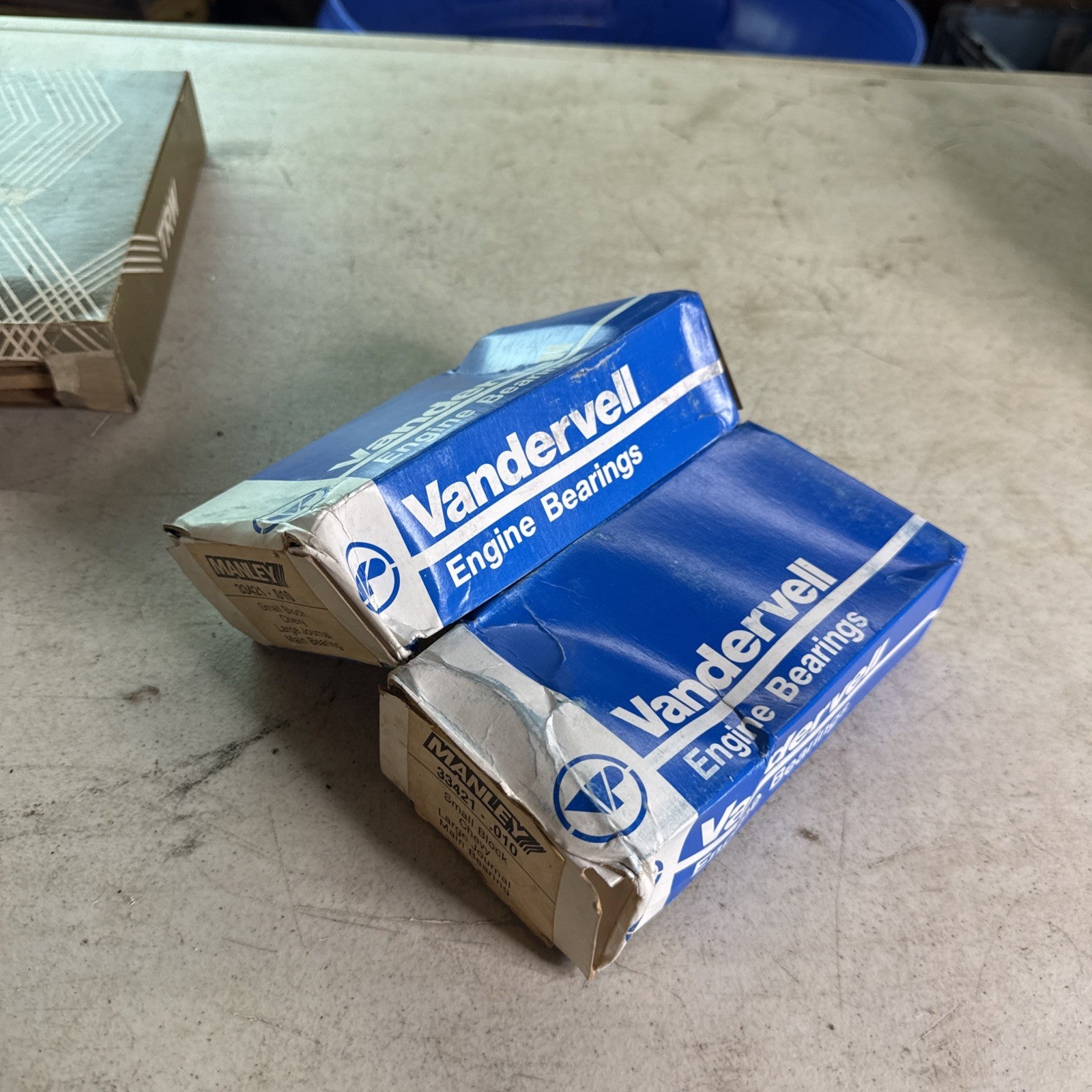 NOS Manley Performance Main Bearing Set, part number 33421-.010.7