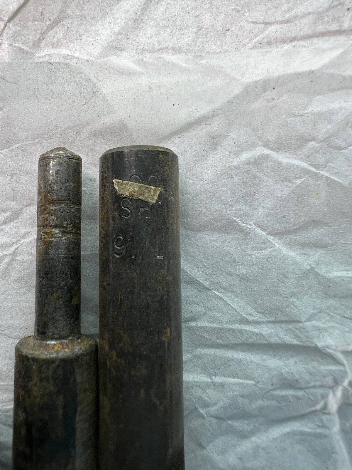 Vintage 6pc Mixed HSS Drill Bit Lot USA Made 7/16" 19/32" S&D Machinist Tools2