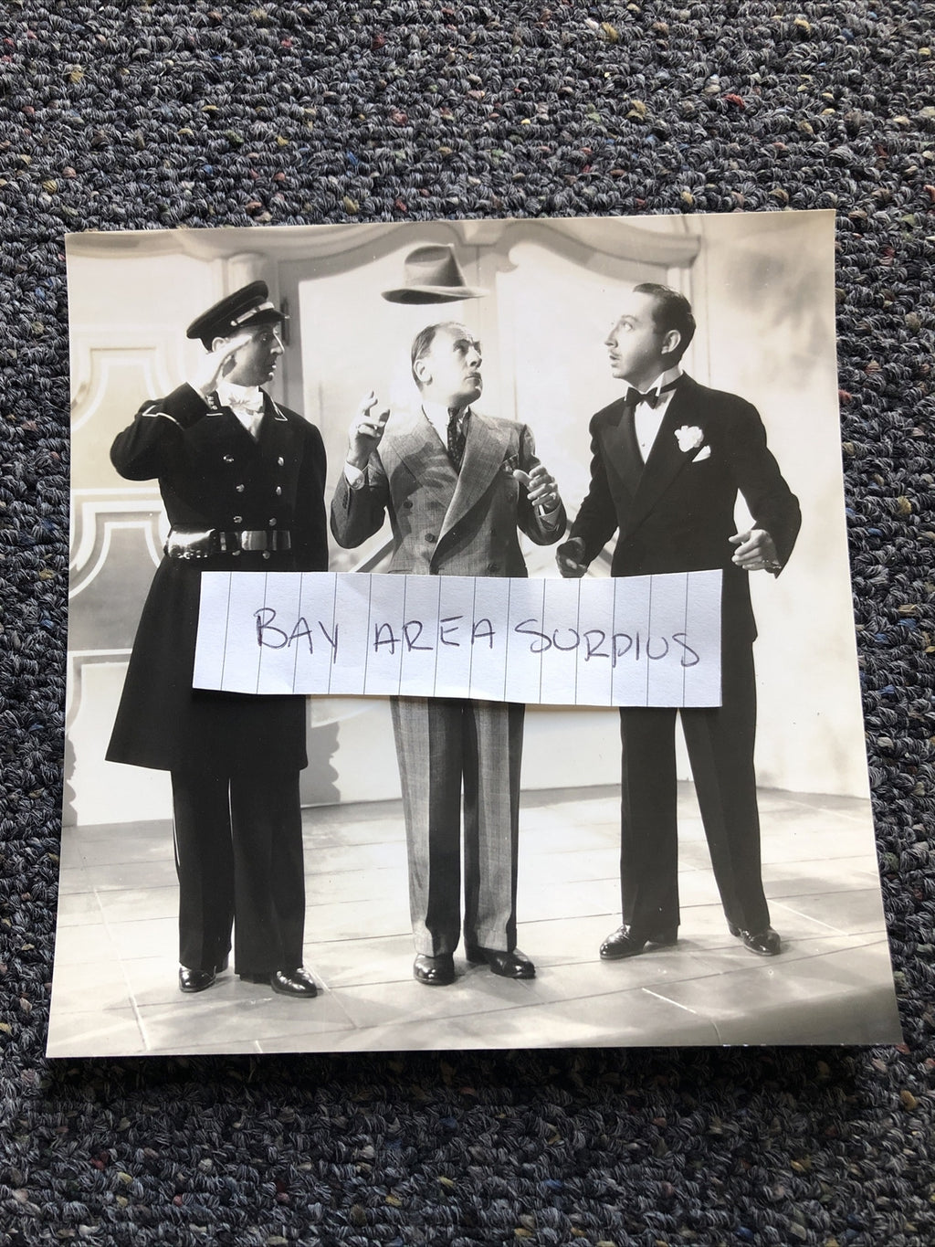 RARE Original Photo Of Roland Young Torben Meyer Candid Shot 6”x6.5”0