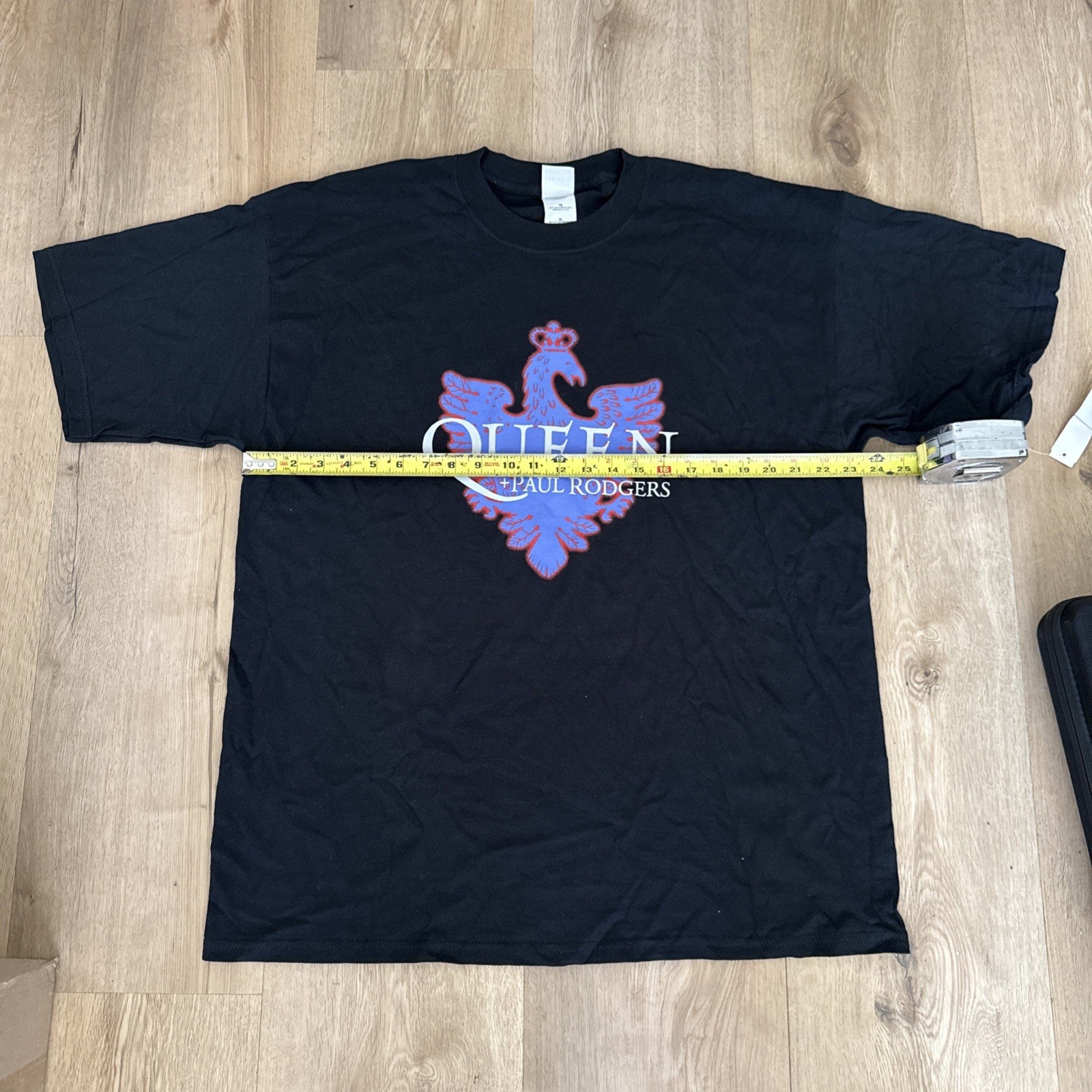 2005 Queen + Paul Rodgers Tour Shirt XL Rock Band Tee Gildan Black Vintage2