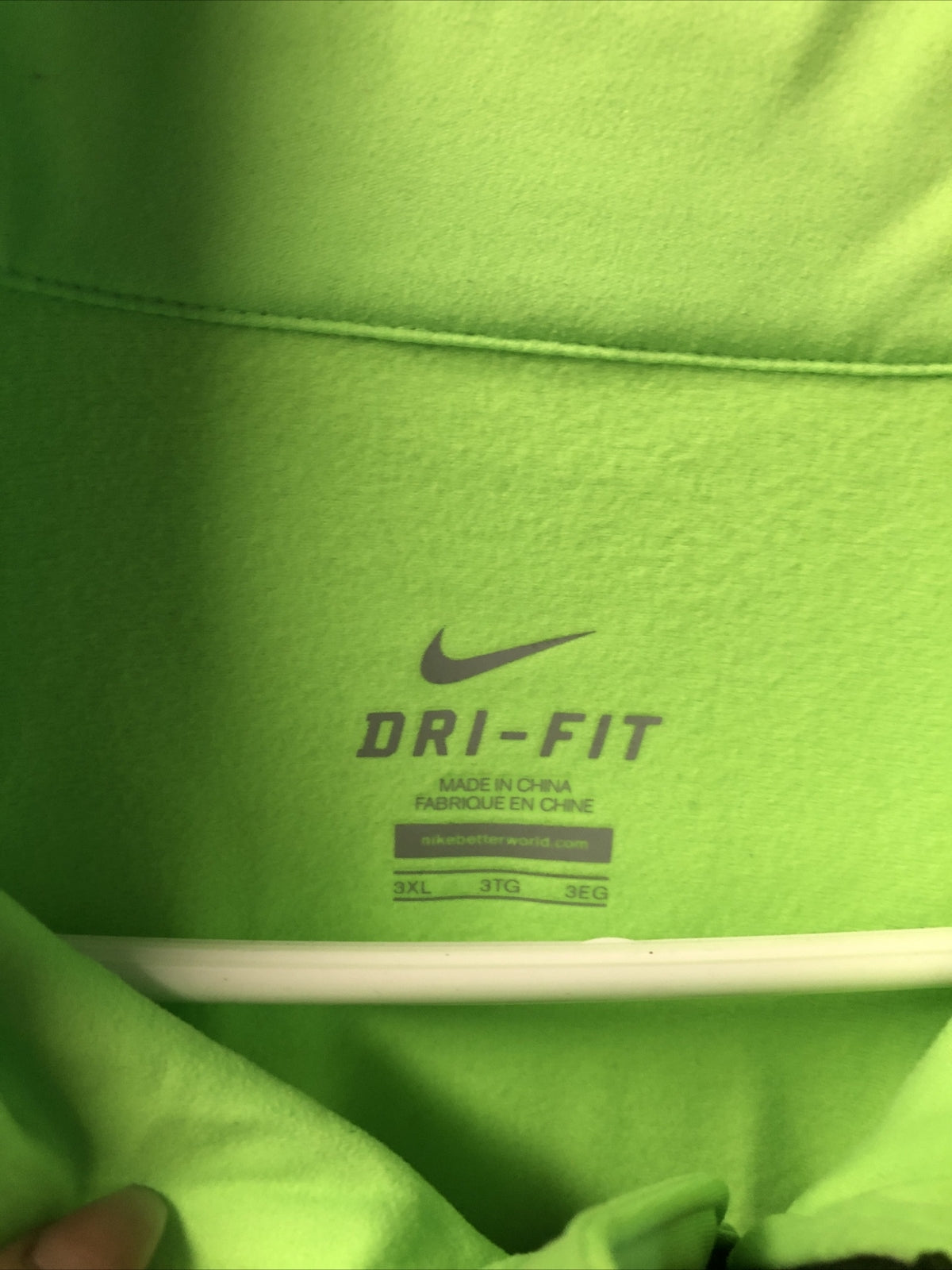 Mens Nike Full Zip Dri-Fit Jacket Size XXXL 3XL NOS1