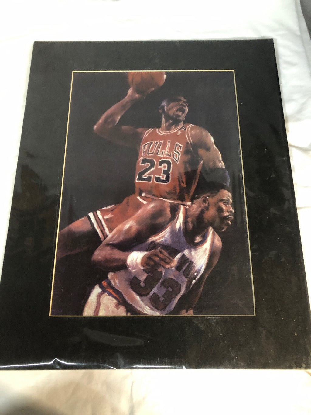 Michael Jordan Basketball Art Sketch Print 16”x20”0