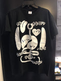 Japanese Character Grilling BBQ Organs Graphic Funny 燒肉 伊藤課長 Black T-Shirt0