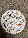 Signed Hayashi  Butterfly Japanese Porcelain  Charger Plate 10”0