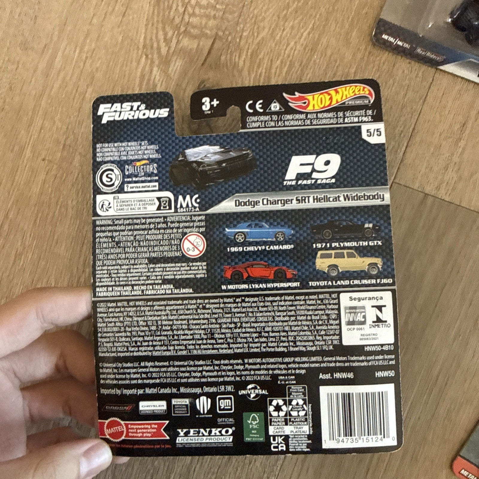 Hot Wheels Premium Lot: Fast & Furious & Car Culture Dodge Plymouth 4pc5