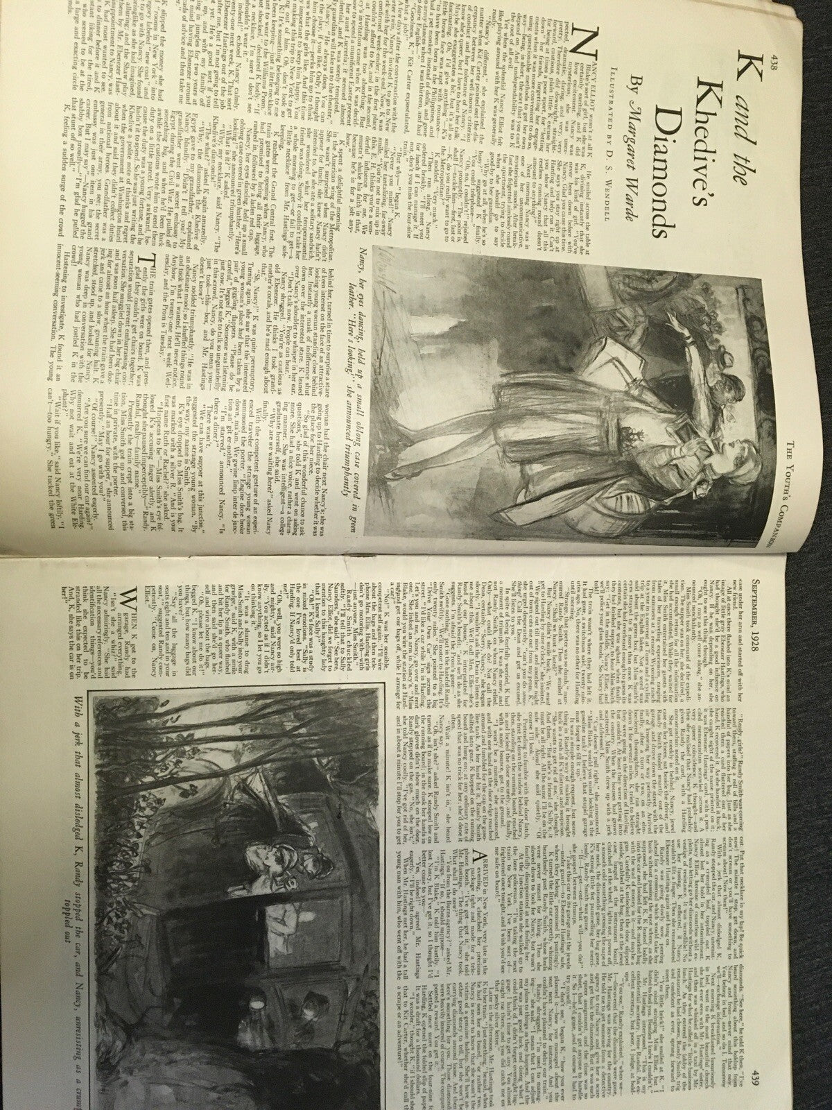 The Youth's Companion Sept 1928 , New Sports Dept Illustrations Robert C. Zuppke2