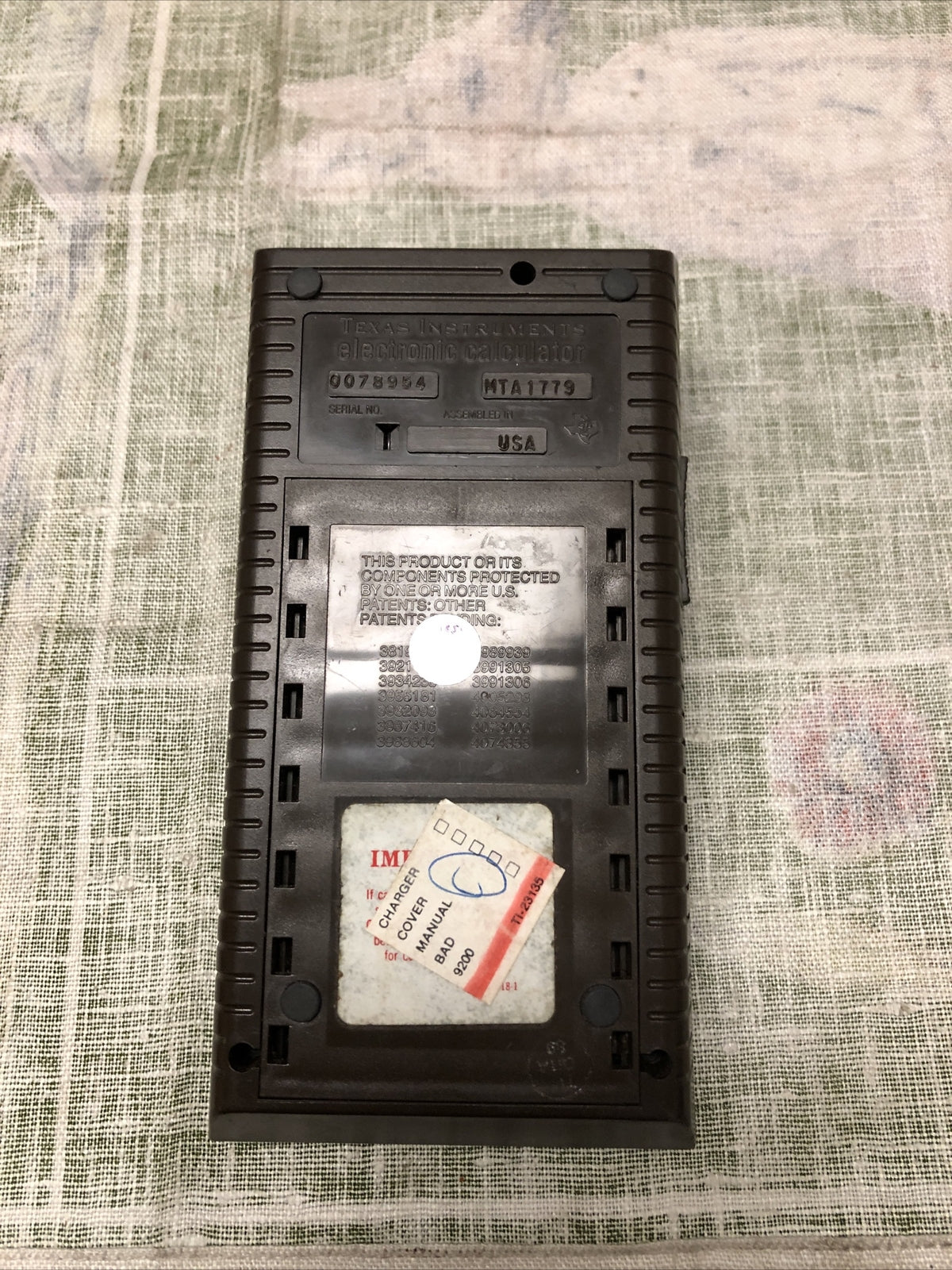 Vintage Texas Instrument TI-5025 Electronic Calculator UNTESTED2
