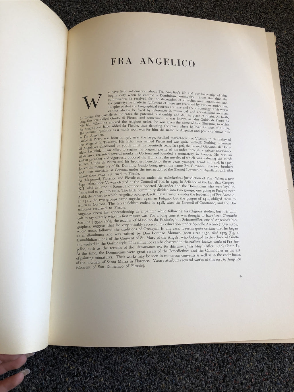 1954 Fra Angelico The Gallery Of Masterpieces #1 Charles Scribner’s Sons NY8