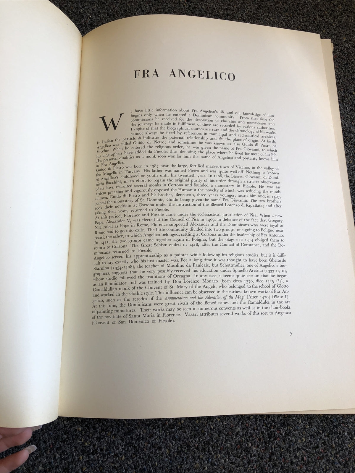 1954 Fra Angelico The Gallery Of Masterpieces #1 Charles Scribner’s Sons NY8