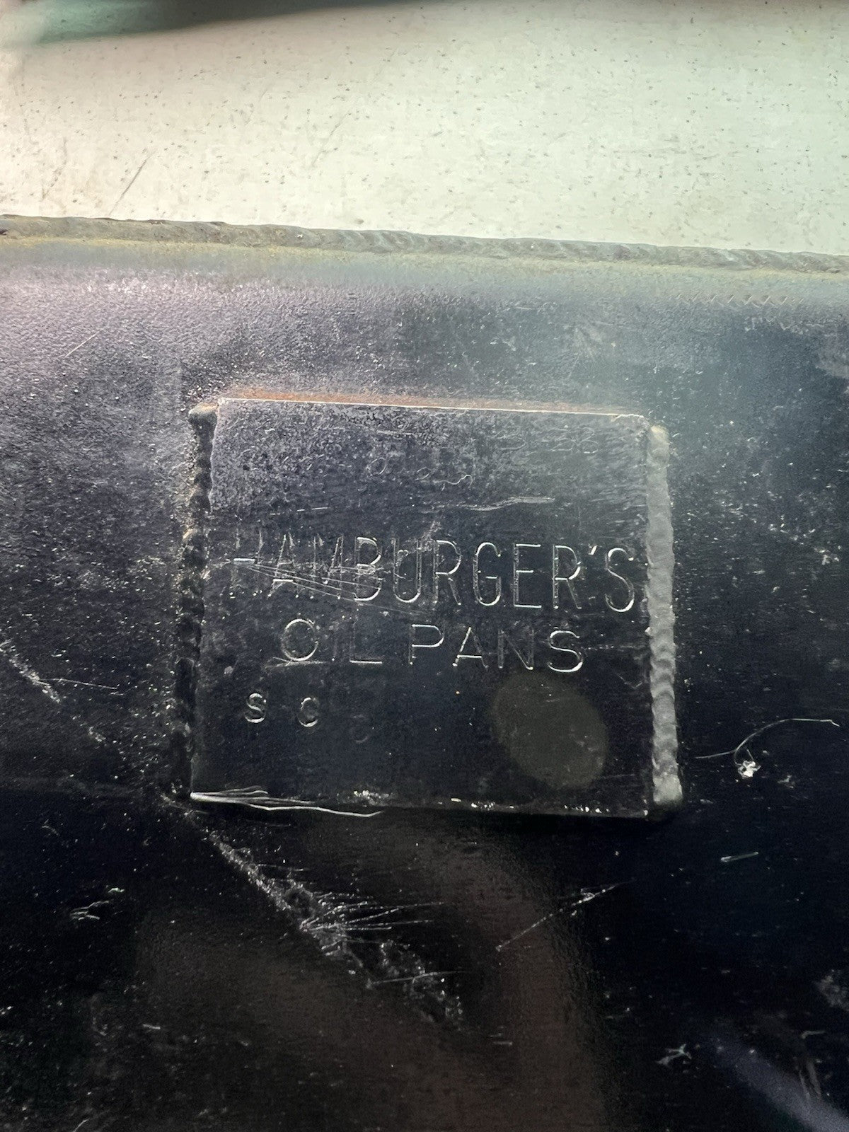 Vintage Hamburger’s Oil Pan – Welded Steel Drag Racing Sump – Baffled2