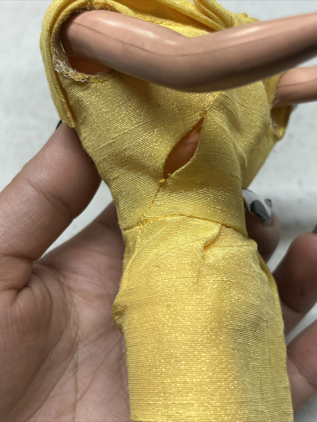 Vintage Ideal Tammy Doll Made in Japan, Blonde Hair Yellow Barbie Dress6