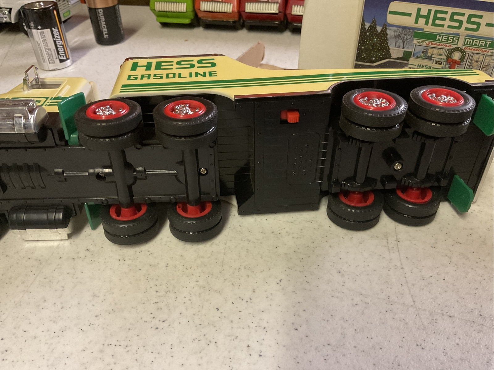 1991 HESS TOY TRUCK and RACER (Lamborghini) With Original Box8