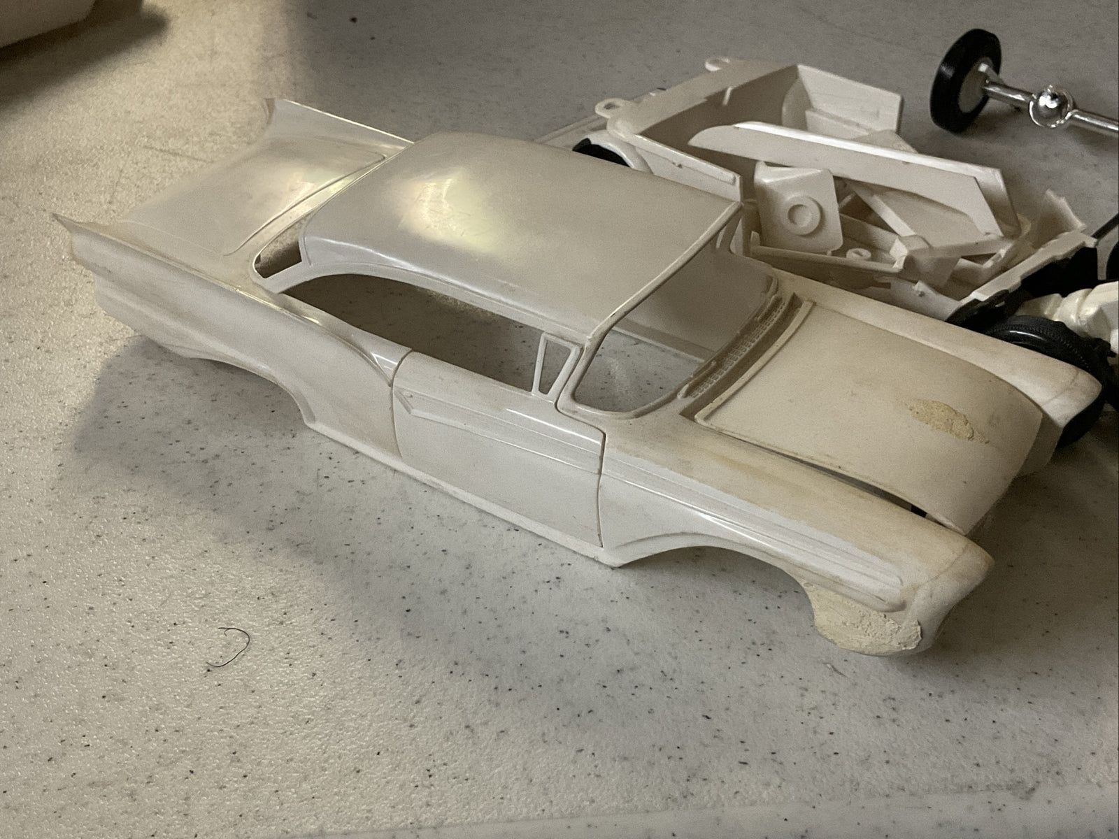 Vintage model car junkyard F/C Restoration Lot 57 TBird, Ford6