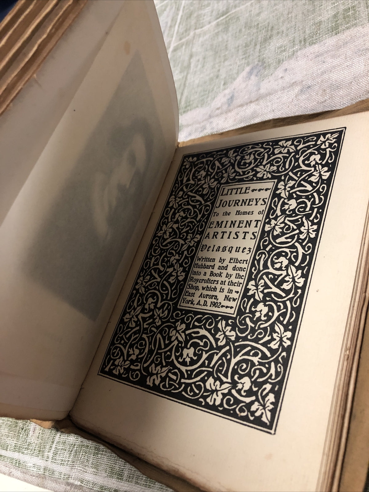 Antique Book 1902 Little Journeys To The Homes Of Eminent Artists Raphael Book 16