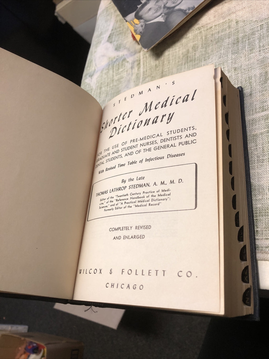 Stedman's Shorter Medical Dictionary 19530
