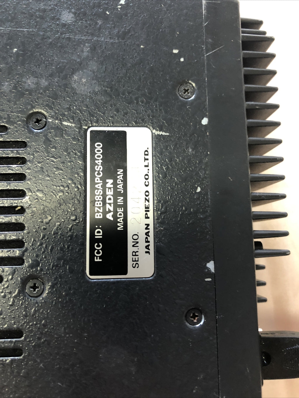 Azden PCS-4000 FM Transceiver Untested - For Parts7