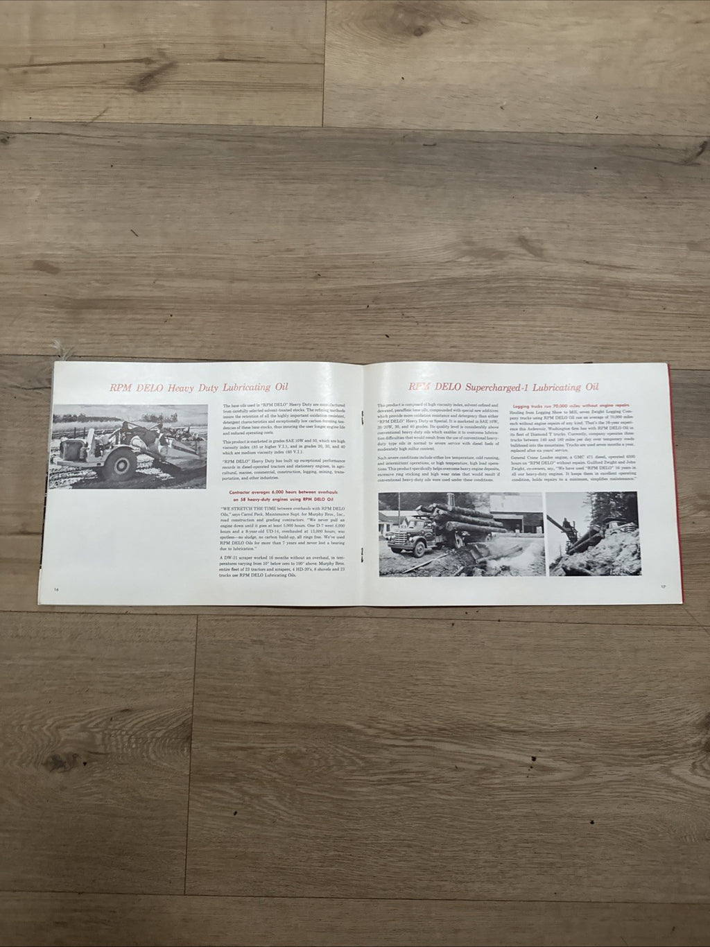 Vintage RPM DELO Lubricating Oils Brochure/Sign Booklet3