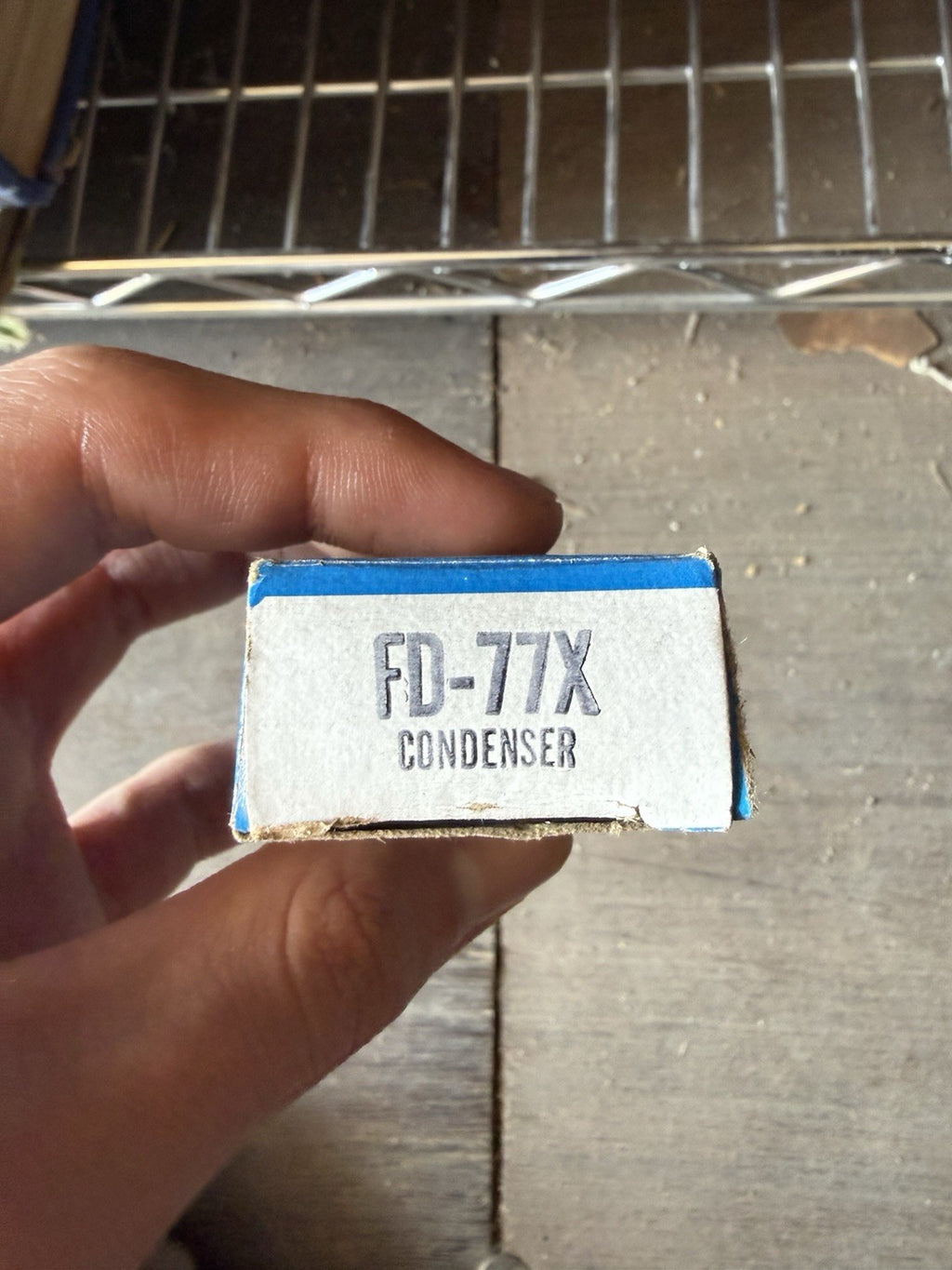 New Old Stock Blue Streak FD-77X Ignition Condenser - Ford Mustang Bronco0