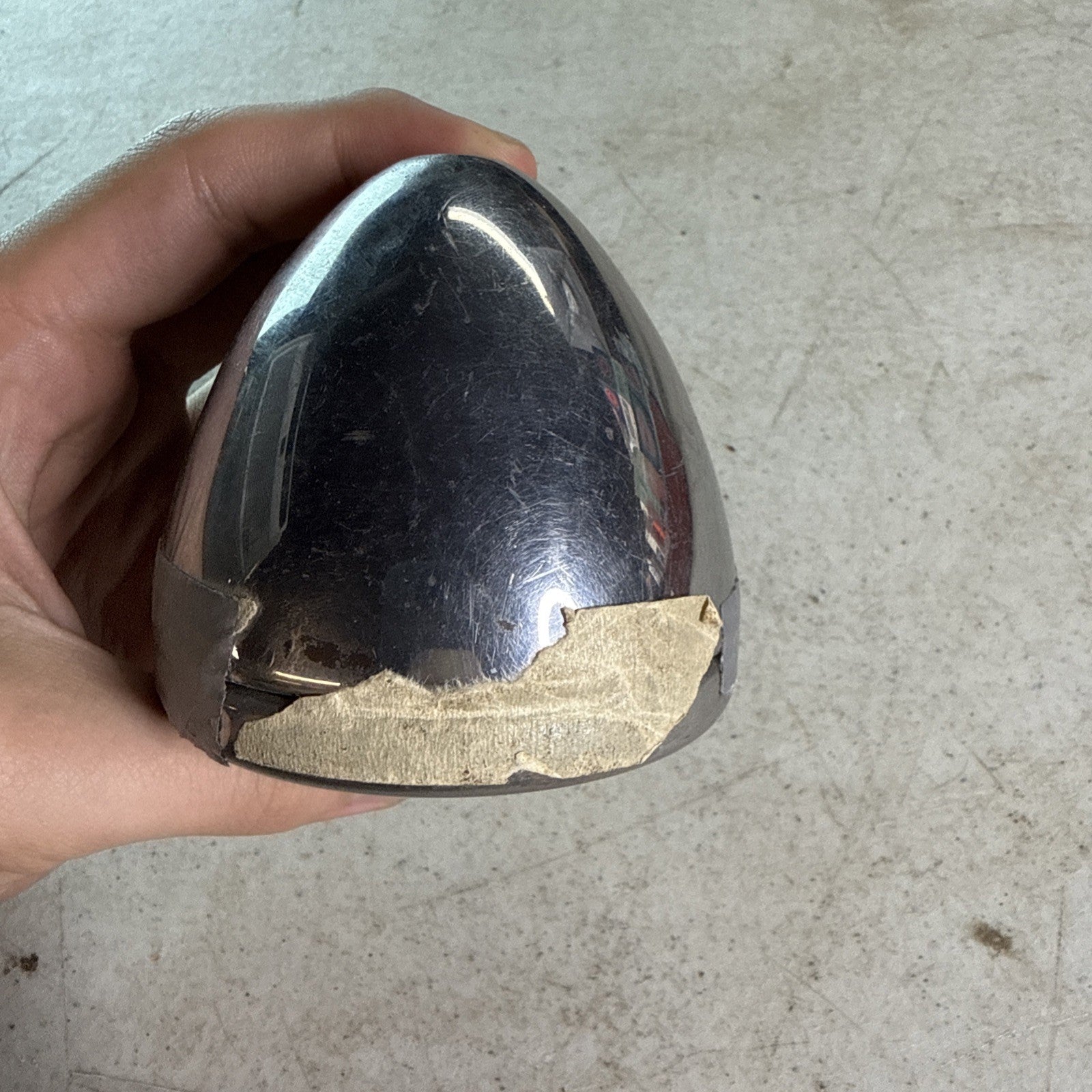 Small Chrome Fender Light 1930's Bolt On One Missing Lens8