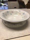 Lot Of 2 Noritake New Decade May Breeze Soup Bowl 7” & Small Plate 6”0