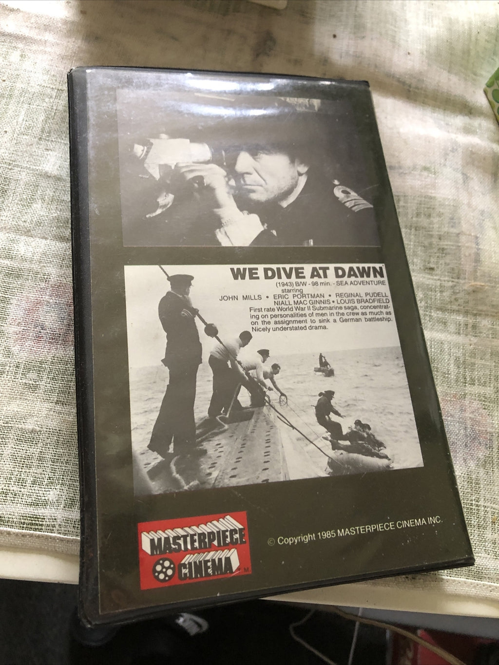 We Dive At Dawn VHS Clamshell 1985 War Action3
