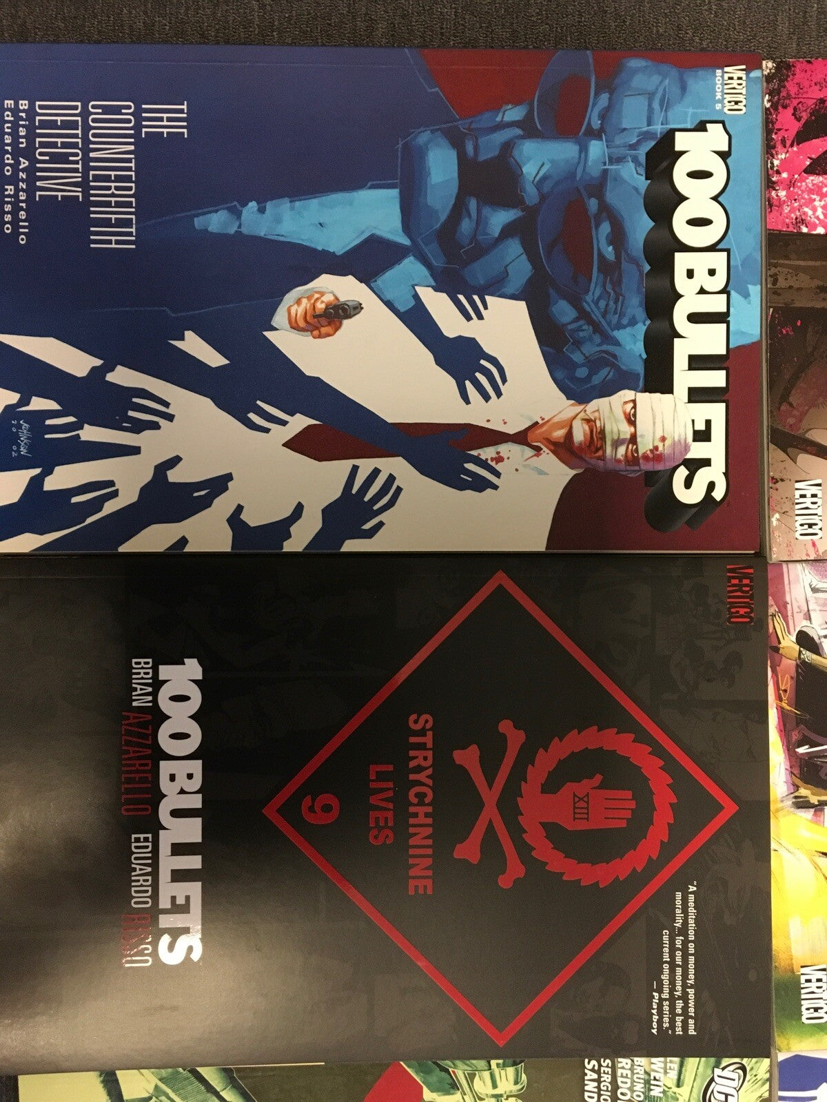 Lot of 10 DC & VERTIGO COMICS 100 Bullets; Human Target; Unknown Soldier; Batman5