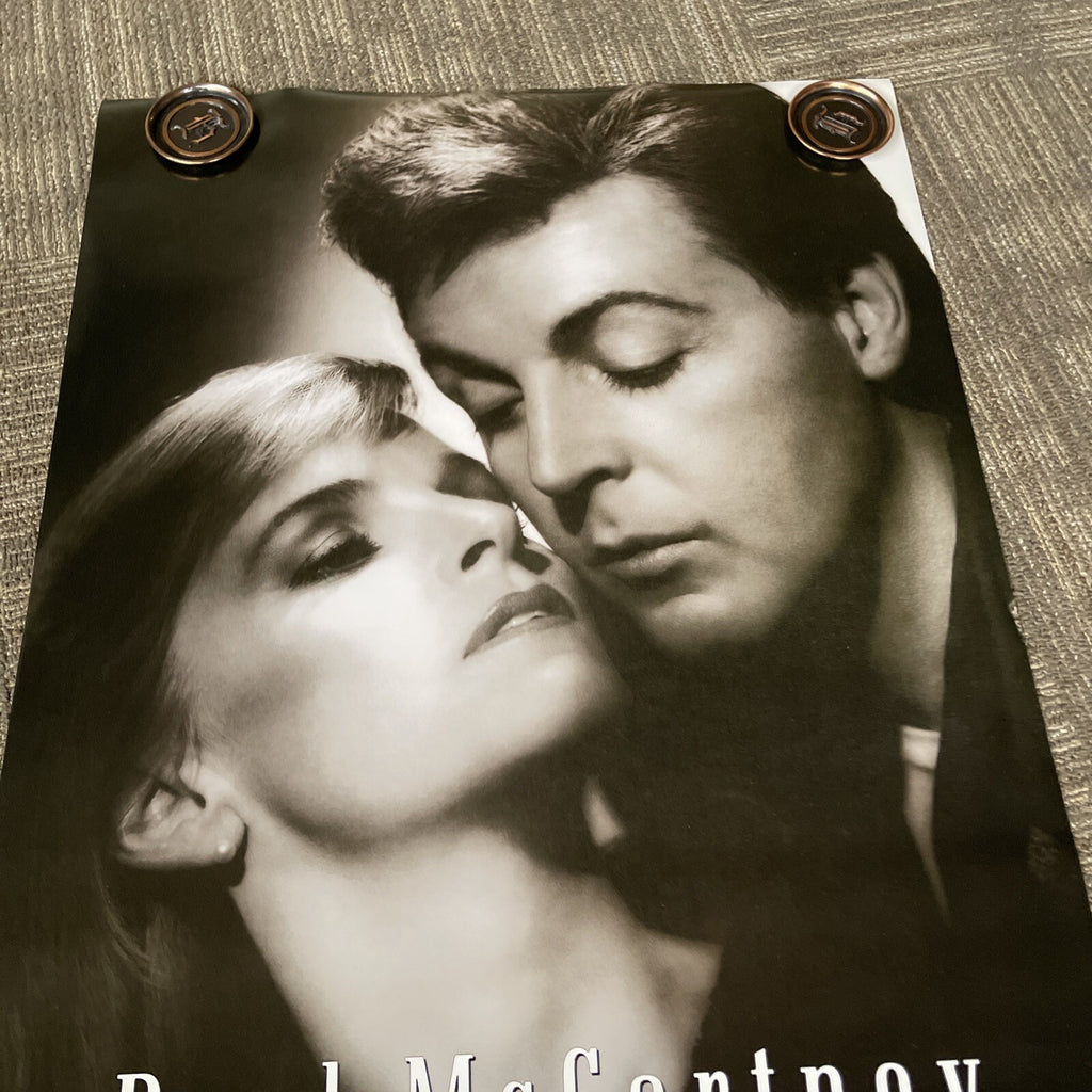 #161 1986 Paul McCartney Press To Play Record Store Promo Poster 24” X 36”6