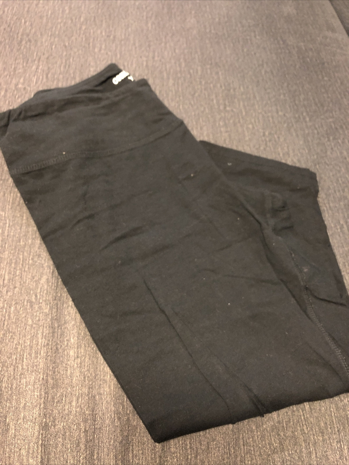 Womens CENTRAL PARK Yoga Running Workout Capri Large Black Athletic Pants2