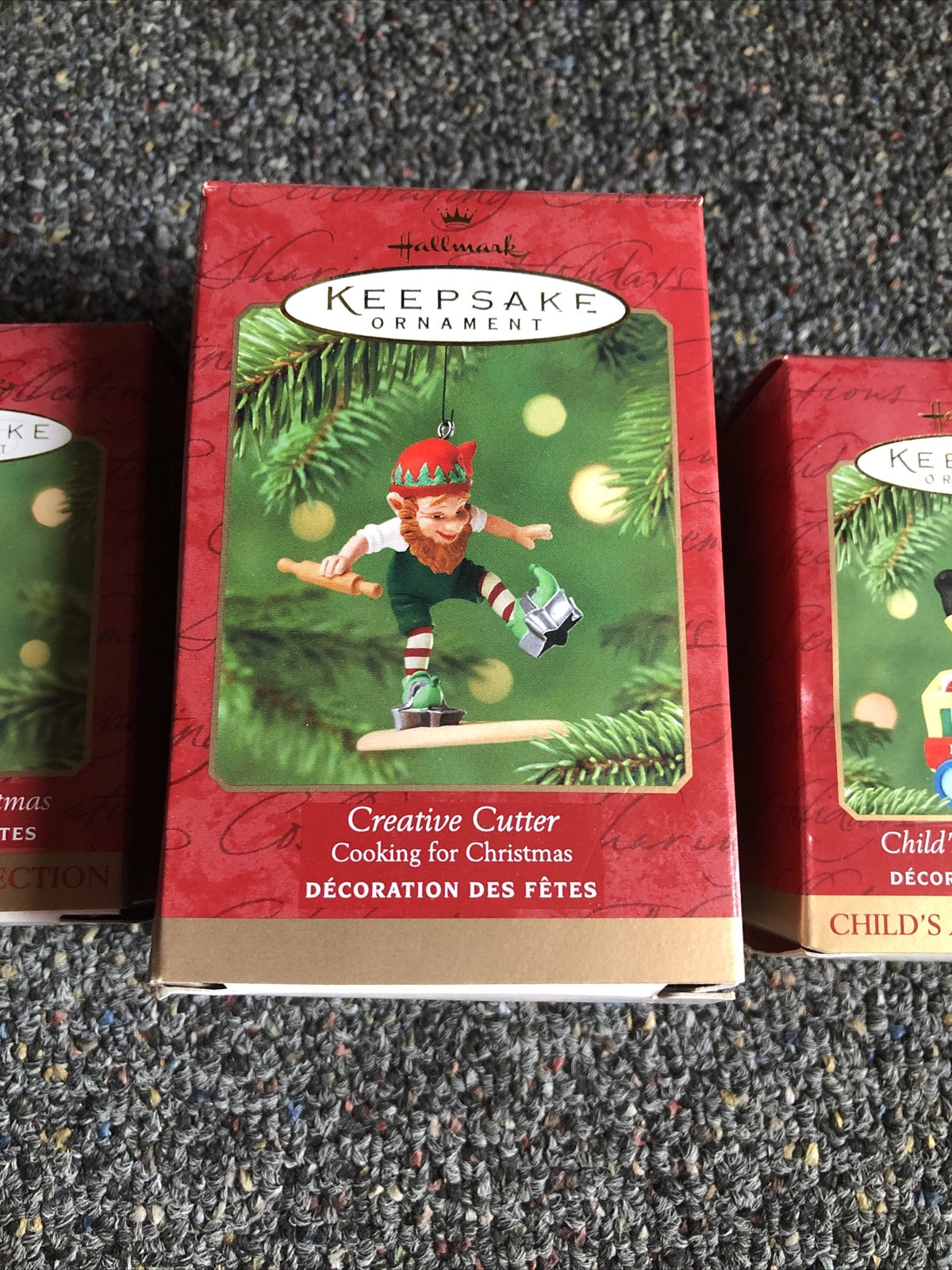 Vintage Lot Of 3 Hallmark Keepsake Ornaments3