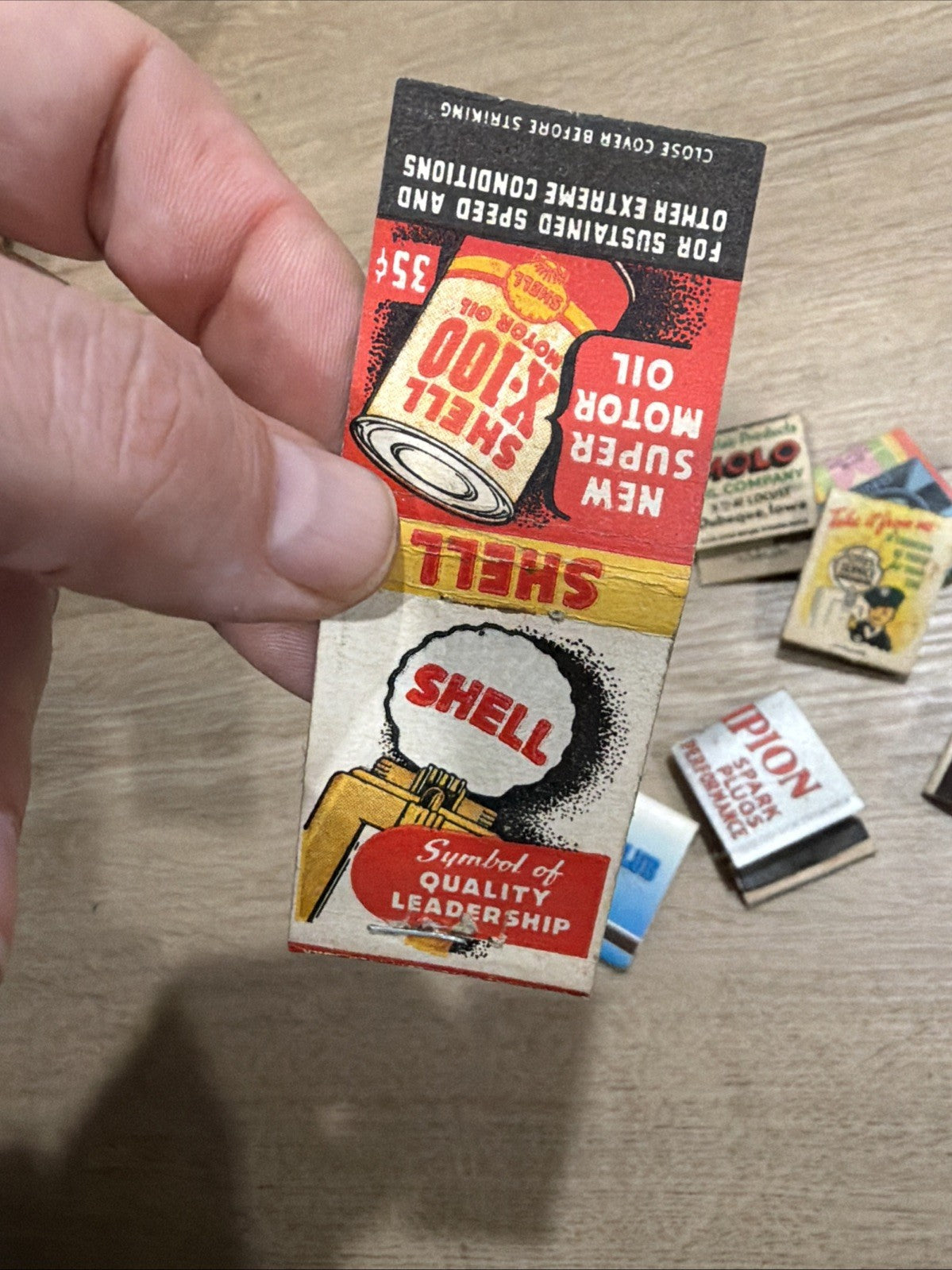 Vintage 1940's GAS STATION Matchbook Lot Richfield Sinclair Champion Mobilgas11
