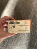 NOS Vintage Autolite 75 Spark Plugs Box of 10 Replaces Champion0
