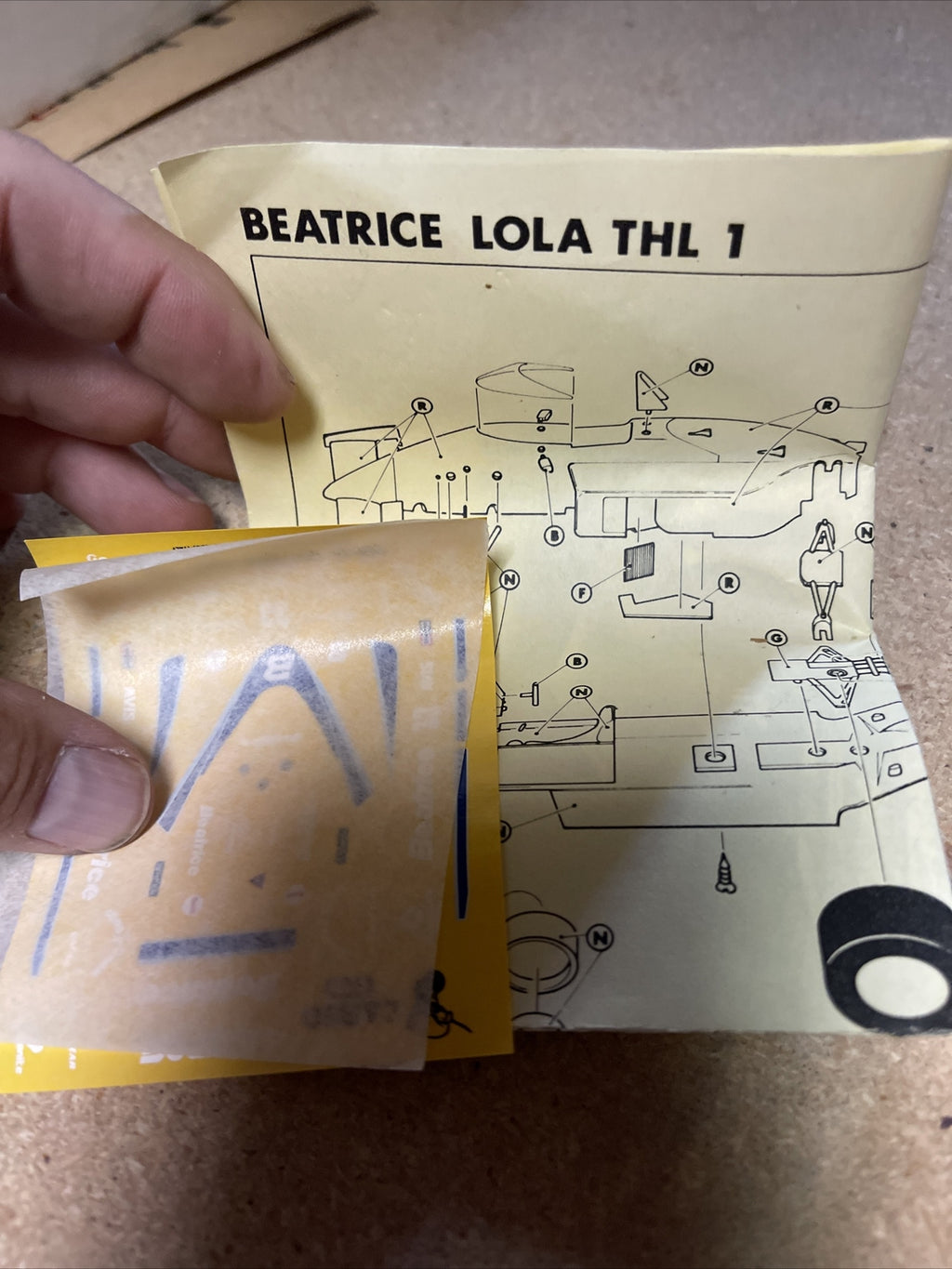 Beatrice Lola Thl1 1/43 Tameo Die cast Model Kit1