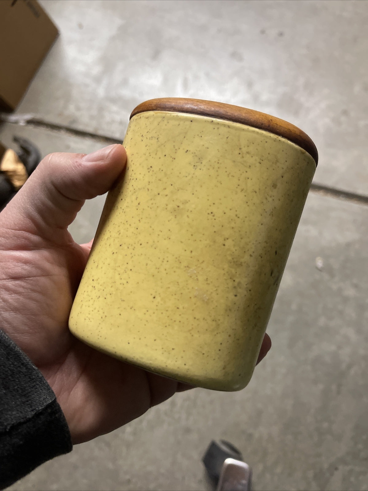1950s Yellow SALT & PEPPER - BARBARA WILLIS Atomic Mid Century Modern California9