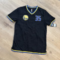 Kevin Durant Golden State Warriors Jersey Shirt Size Med Black 35 Basketball0