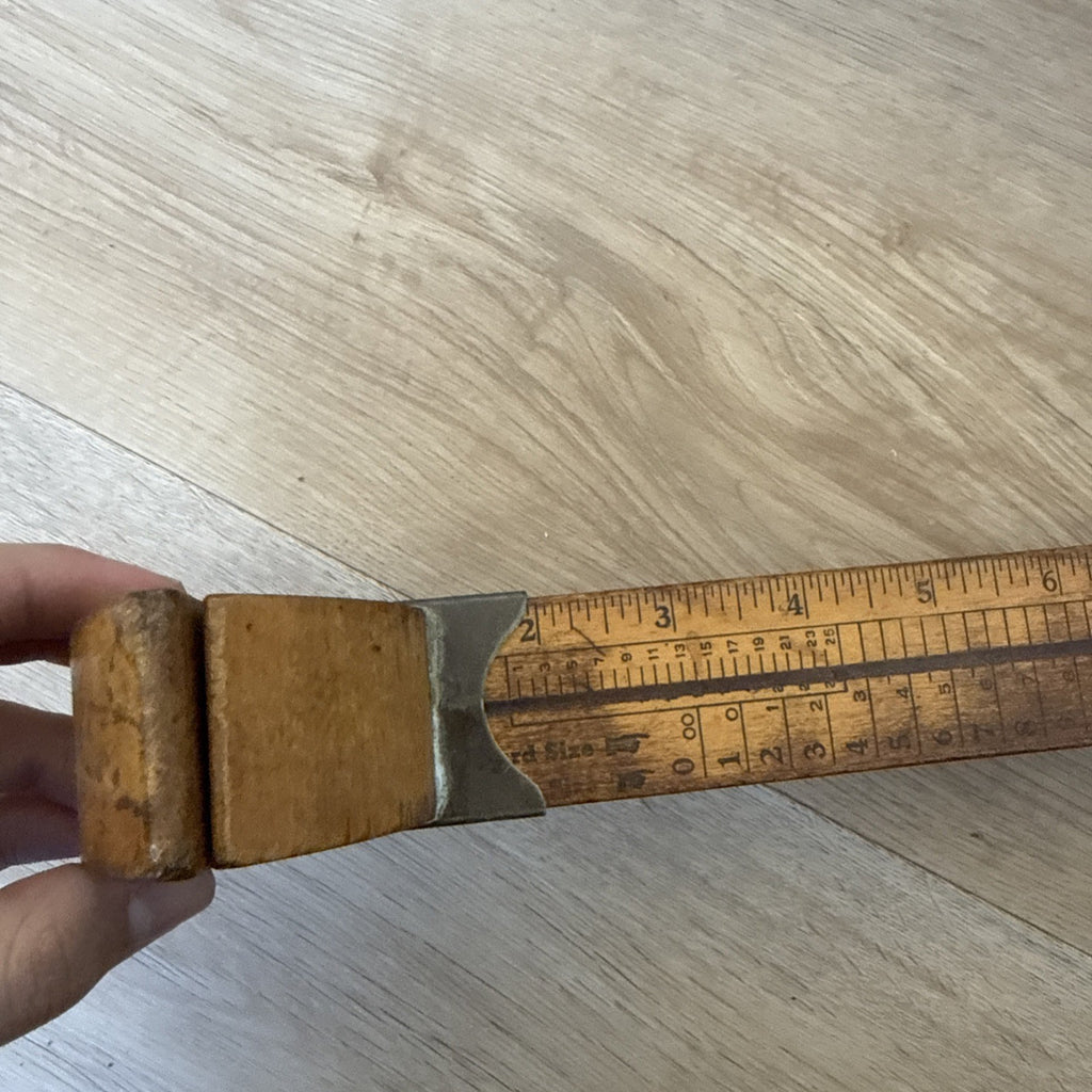 Vintage 1950's RITZ Foot Size Wooden Slide Shoe Sizer Tool USA Still Accurate3