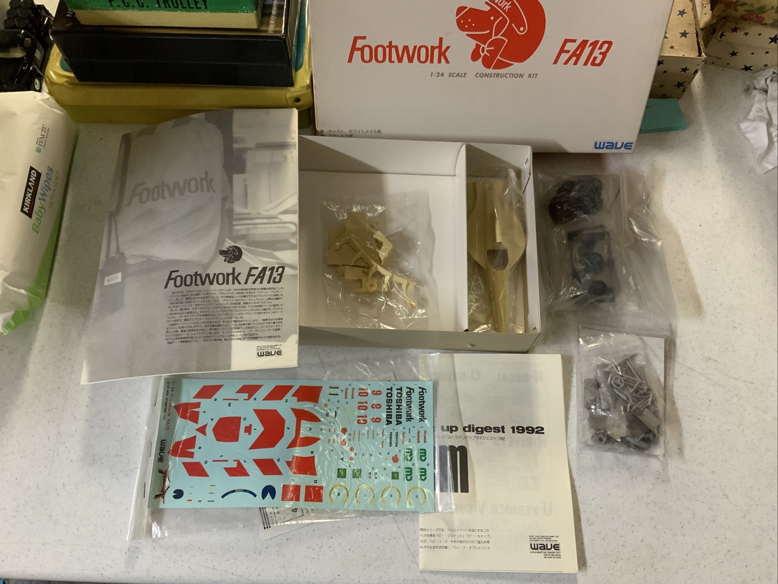 WAVE Footwork FA13 1/24th Scale Car Model Kit NEW Resin/Plastic/Die-Cast1