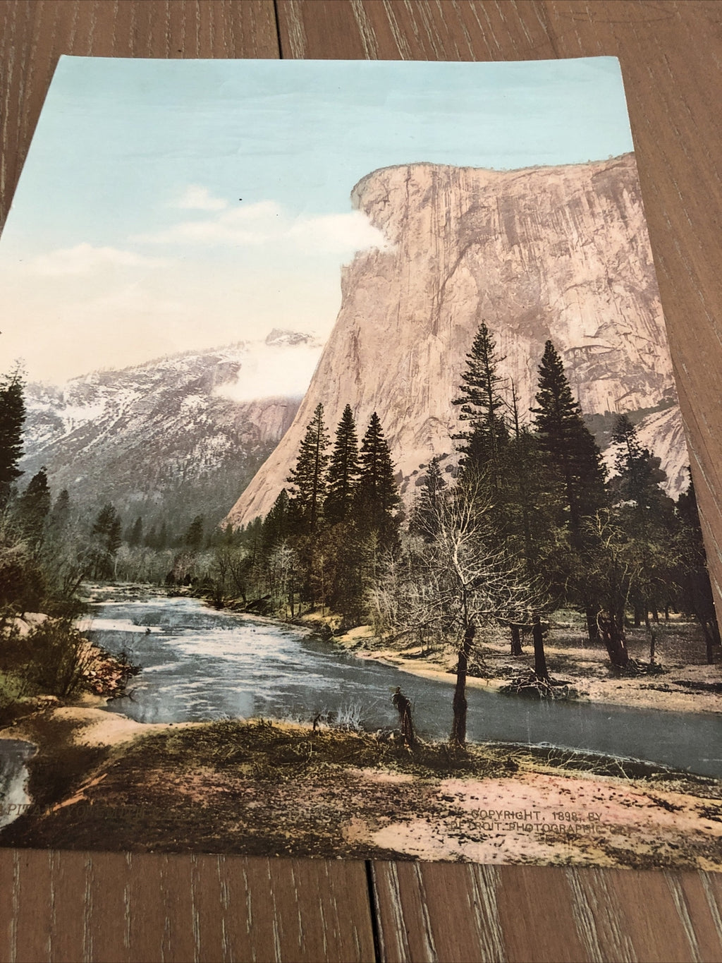 SUPERB 1898 Original Photo Lot Of 2 South  Dome El Capitan YOSEMITE 7” x 9”8