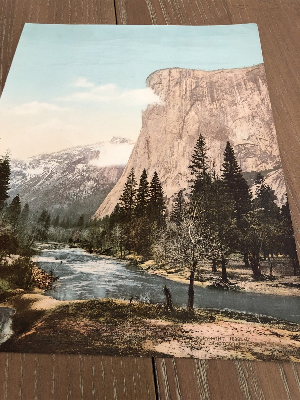 SUPERB 1898 Original Photo Lot Of 2 South  Dome El Capitan YOSEMITE 7” x 9”8