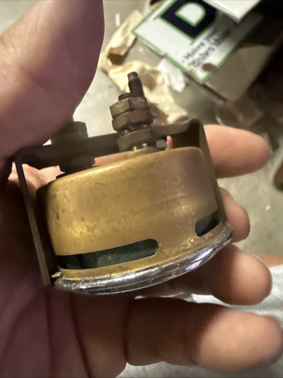 Vintage Stewart Warner mech Ampress gauge 1950s??5