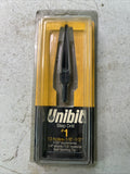 Unibit Vintage #3 Steel Step Drill Bit 1/4" - 3/4",  - 1/32” increments0