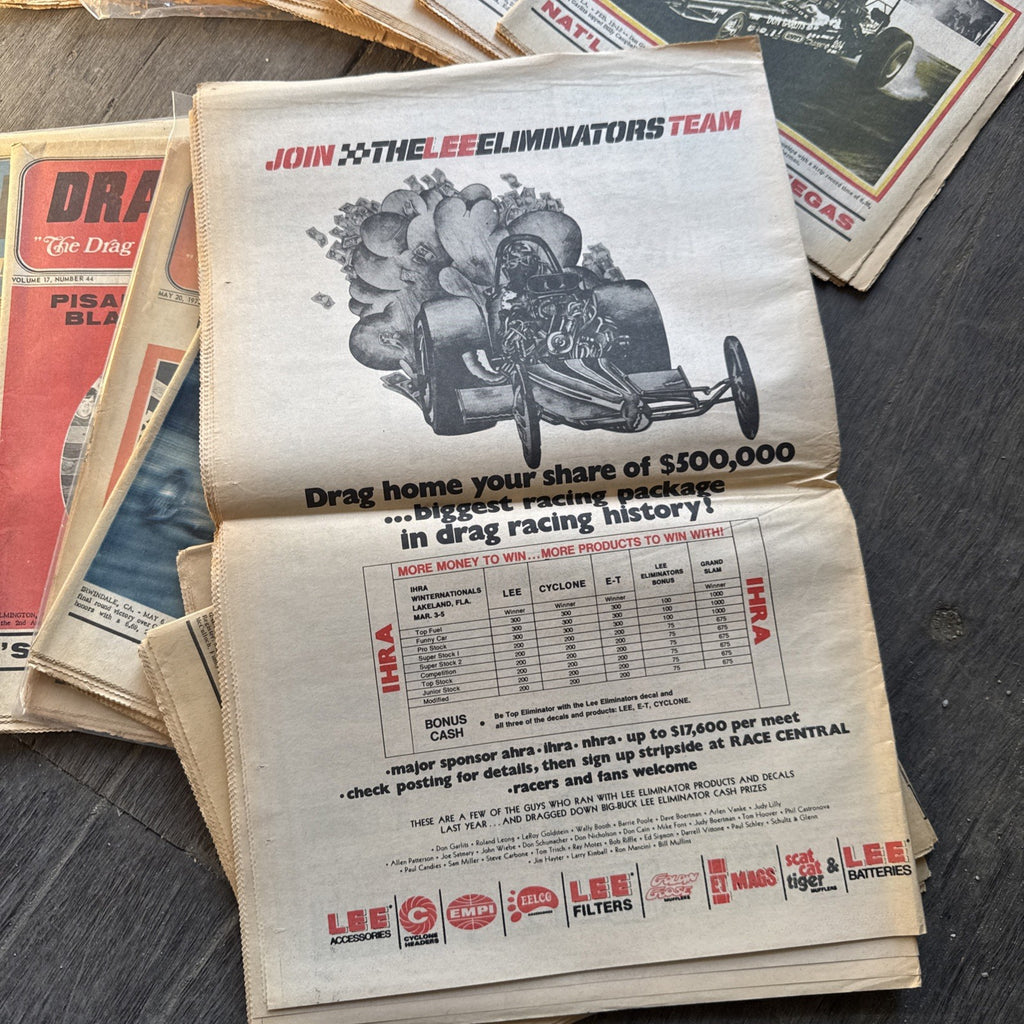 Vintage Drag News Magazine 1972 Volume 17 Drag Racing NHRA Don Garlits Lot5