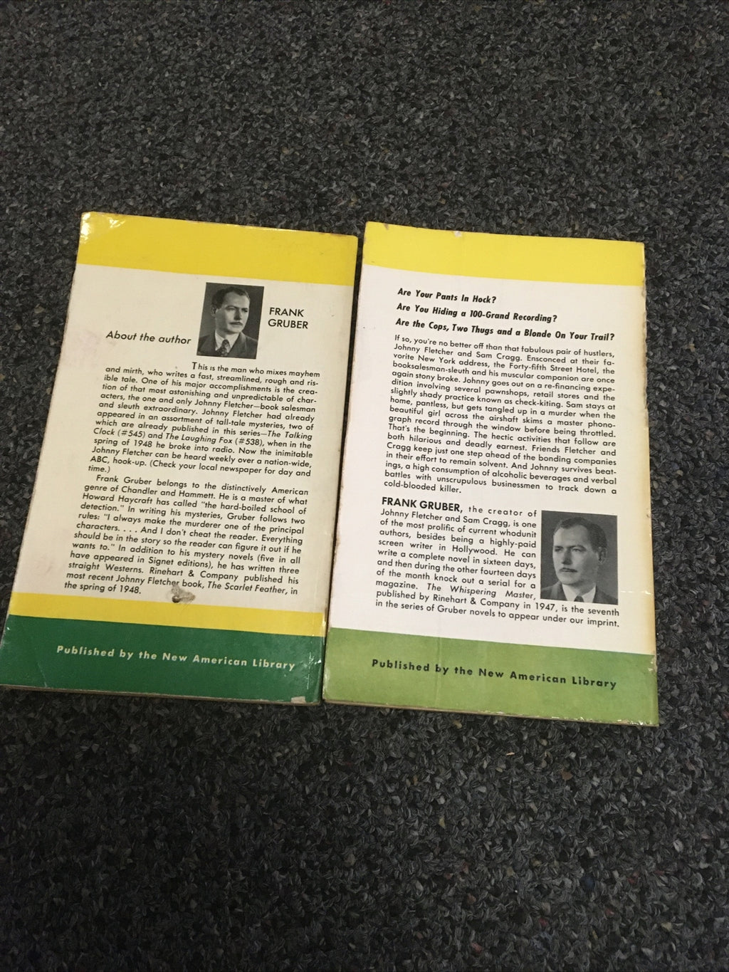 Lot Of 2 Signet Books- The Whispering Master & The Silver Tombstone1