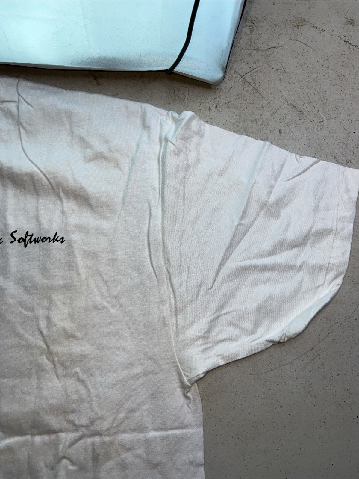 Vintage Pacific Softworks “Surf Shop” Tech T-Shirt XL Hanes USA Embedded SyS4