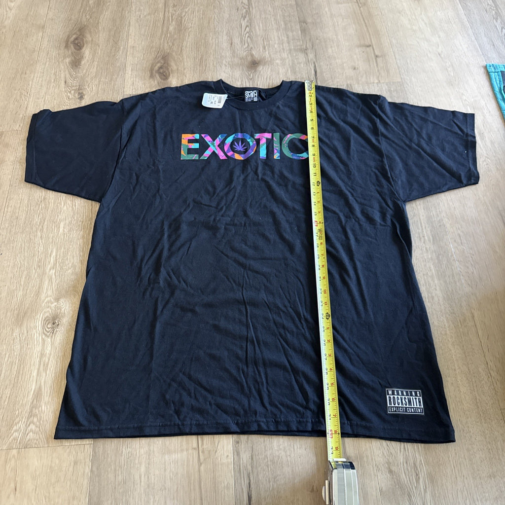 Rock Smith “Exotic” Black Shirt Explicit Content Size 2XL NOS5